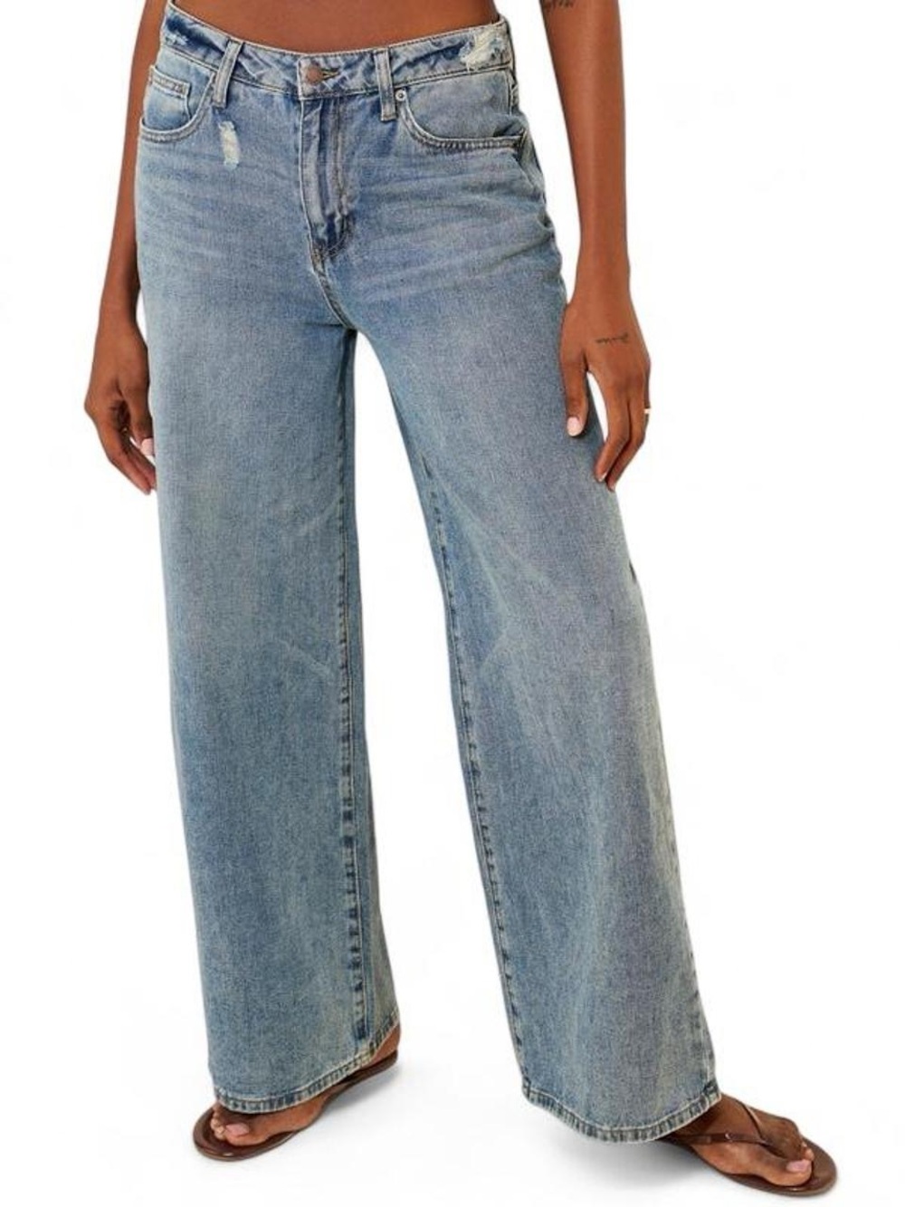 Oliver Logan - Madison High Rise, Wide Leg Jeans